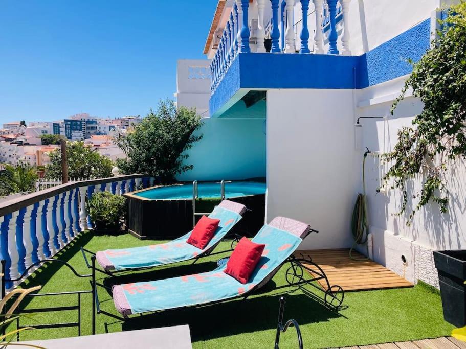 Villa 2Bdr With Sea View, Private Pool Albufeira Zewnętrze zdjęcie